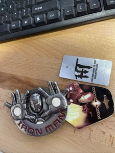 Marvel Iron Man Belt Buckle - New w/Tags - Picture 1 of 6