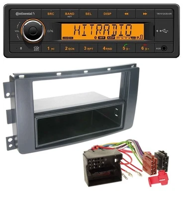 Continental MP3 Bluetooth AUX USB Autoradio für Smart ForTwo 451 ForFour 454 Qua - Bild 1 von 4