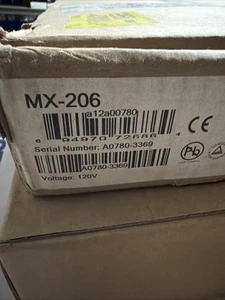 Ashly MX-206 Mixer 6 Input Stereo Microphone/1U New! - Picture 1 of 2