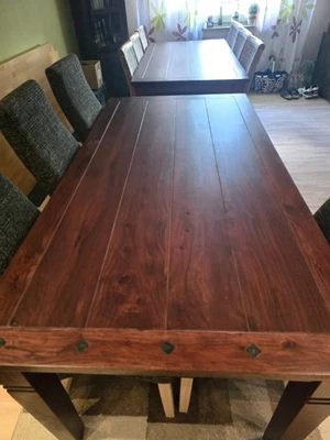 Esstisch, Massivholz, gebraucht - Bild 1 von 4