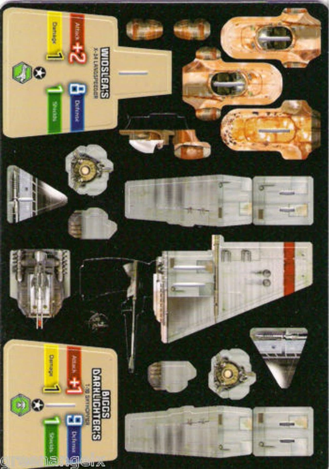 STAR WARS POCKETMODEL - (S&V04) LANDSPEEDER/T-16 SKYHOPPER - Image 1 of 1