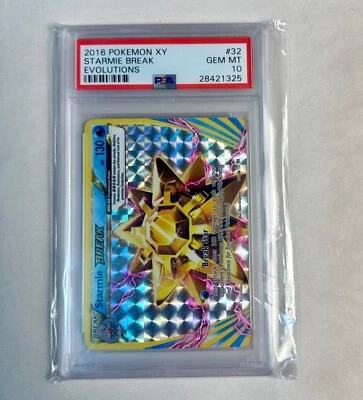 2016 Pokemon XY Evolutions Starmie Break #32 PSA 10 - Image 1 of 2