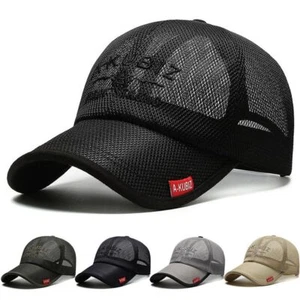 Fashion Summer Sunscreen Hats Baseball Cap Full Mesh Hats Sun Protection Caps - Picture 1 of 15