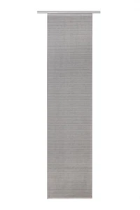 Flächenvorhang Schiebegardine inkl. Technik Grau Polyester meliert 60 x 245 cm - Bild 1 von 1