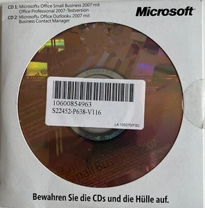 Microsoft Office Small Business 2007 - mit CD, Vollversion für Windows - Bild 1 von 1