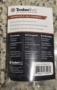 Conectores de nivel y escalera TimberTech de 11 pulgadas x 5 pulgadas para riel de impresión Express - Imagen 1 de 2