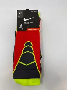 Nike Men's Vapor Football Crew Socks comfort accelerated SX4598-607 , Size 8-12 - Picture 1 of 4
