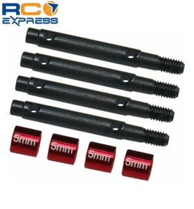Hot Racing Redcat Ascent 18 +5mm Steel Portal Drive Stub Axles RACM39W05 - Picture 1 of 1