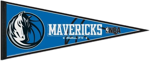 WinCraft NBA Dallas Mavericks Carded Classic Felt Pennant, 12" x 30 Cover