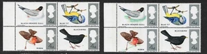 1966 British Birds (Befehl). Seitenrandblock x 4 mit grün weggelassenem Fehler. Neuwertig mit - Bild 1 von 1