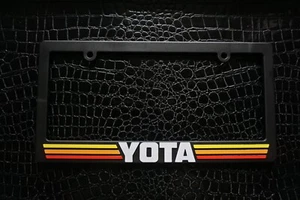Retro TRD Stripes Classic Scheme Yota License Plate Frame for Toyota - Bild 1 von 4