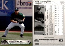 Ron Davenport 2006 Choice New Hampshire Fisher Cats #22 Card *AutographDen*