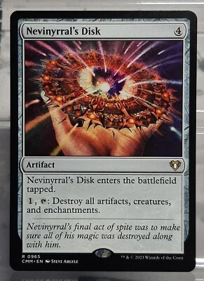 Magic - Nevinyrral`s Disk - Rare/Artefakt - Commander Masters: Extras - EN/NM - Bild 1 von 3