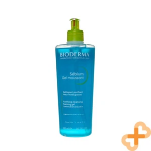 Bioderma SéBium Purifying Cleansing Foaming Gel 500ml Acne Prone Dry Skin - Picture 1 of 12