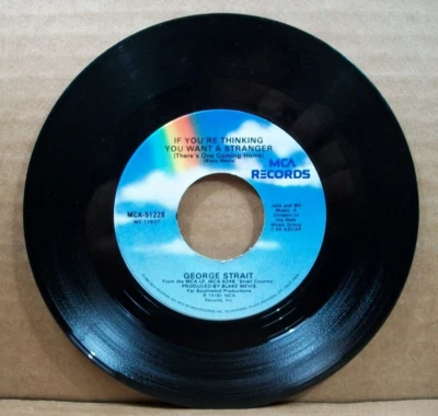 George Strait - Her Goodbye Hit Me In The Heart/If You're Thinking You Want A... - Image 1 of 4