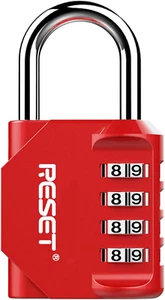 -060 4 Digit Combination Lock Outdoor Padlock for School Gym Sports Locker Fence - Picture 1 of 10