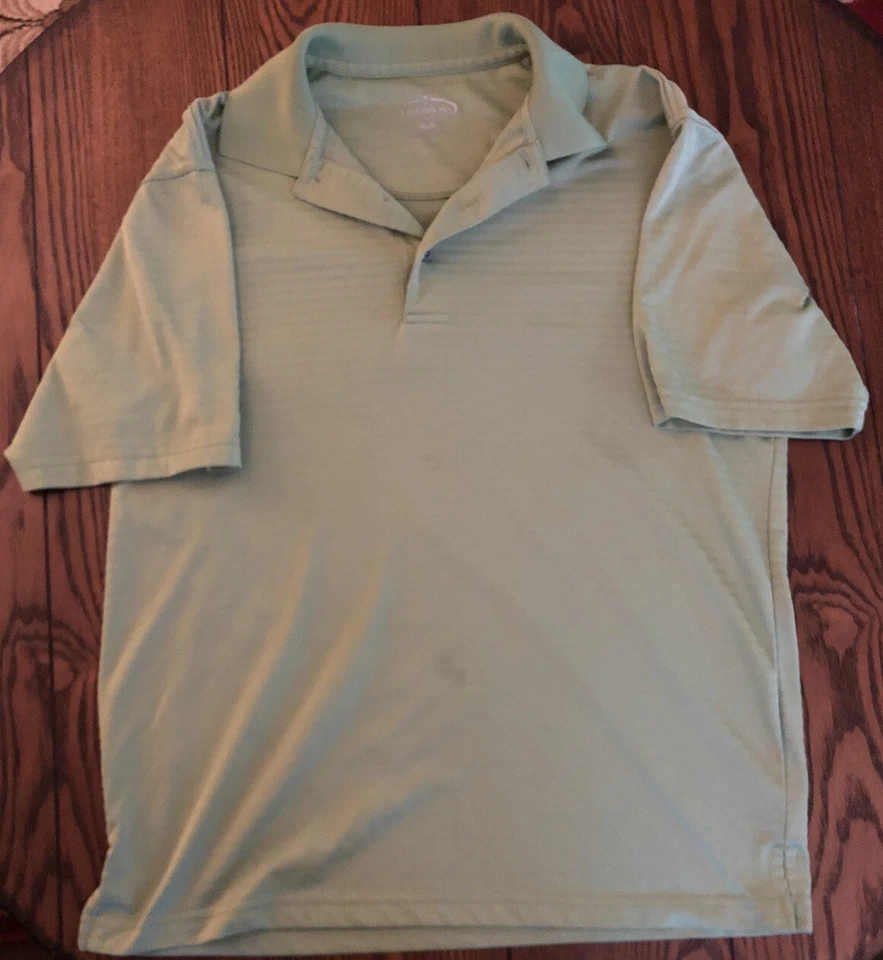 Champions Tour Mens Short Sleeve Golf Polo Shirt Size Medium Green - Image 1 of 3