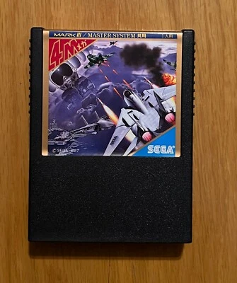 Afterburner Sega Mark III Gold Cartridge Master System Japan 1987 - Image 1 of 3