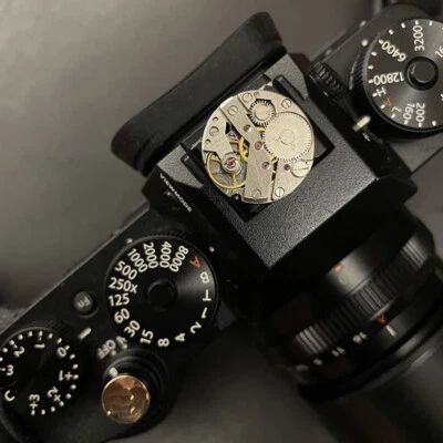 Metal Camera Hot Shoe Cover Cap Mechanism For Leica Fuji Nikon Sony Canon - Image 1 of 4