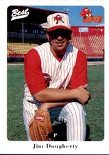 1996 Tucson Toros Best #6 Jim Dougherty Brentwood New York NY Baseball Card