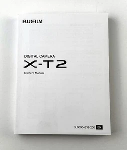 Fuji X-T2 Camera INSTRUCTION MANUAL USERS GUIDE BOOK / MANUAL - Picture 1 of 2