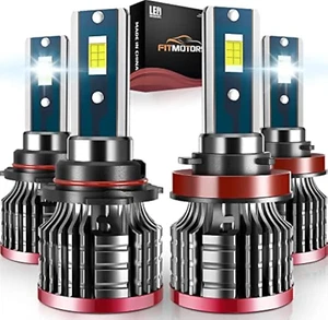 H11/H8/H9 9005/HB3 LED Bulbs,160W 32000 Lumens Bright,6500K Cool White LED Fog L - Picture 1 of 7