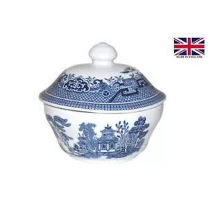 Queens by Churchill - Blue Willow Covered Sugar 160ml (Made in England) - Picture 1 of 1