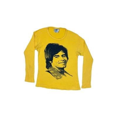70’s Bay City Rollers T-Shirt Long Sleeve Unisex Yellow Marshall Lester - Image 1 of 4