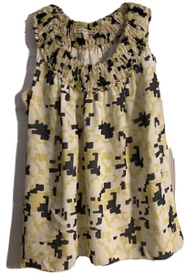 Twenty8twelve shirt size 10 multicolor sleeveless 100% silk - Picture 1 of 5
