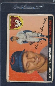 1955 Topps #184 Harry Perkowski Cubs Poor 55T184-93115-6 - Picture 1 of 1