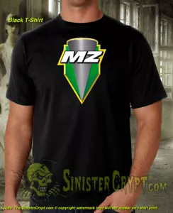 T-shirt moto MZ Motorenwerke Sassonia vintage moto tedesche S-6XL - Foto 1 di 4