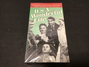 It's A Wonderful Life, VHS, Starring James Stewart & Donna Reed, Original, Uncut - Imagen 1 de 7