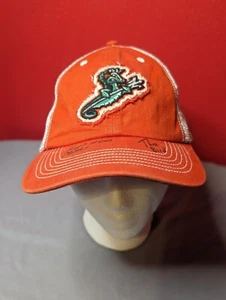Norfolk Tides Truckermütze Baseball orange weiß mit Seepferdchen signiert 47 Marken Vintage - Bild 1 von 7