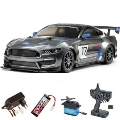 Tamiya Ford Mustang GT4 4WD Onroad Fahrzeug TT-02 1/10 Komplettset 300058664SET