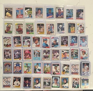 1980's Baseball Card Lot of 78 Hall of Famers, Rookies & Stars - Picture 1 of 11