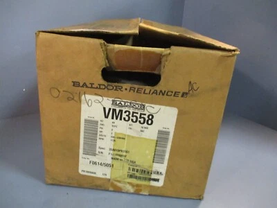 BALDOR INDUSTRIAL MOTOR HP: 2, 230/460V RPM 1735 3 PH, 56C, 60 Hz TEFC VM3558 - Image 1 of 4