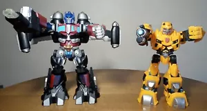 Optimus & Bubble Bee Transformer Action Toys - Picture 1 of 19