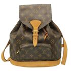 Louis Vuitton Lv Monogram Montsouris Mm M51136 Backpack Bag D2579