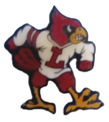 Louisville Cardinals University of Louisville Pins Mascot Louie Logo NCAA Pin Cover