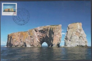 CANADA #3075 - FROM FAR & WIDE, PERCÉ ROCK in QUEBEC, SUPERB MAXIMUM CARD - Picture 1 of 1