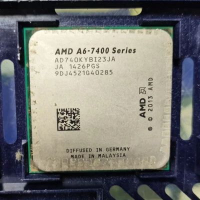 AMD A6-7400K 3.5GHz Dual-Core 1MB Socket FM2 Desktop CPU Processor AD740KYBI23JA - Image 1 of 2