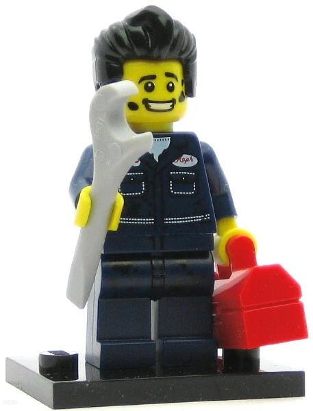 LEGO Minifiguras Serie 6 Mecánico (Genuino) Foto 1 de 1