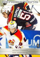 2007-08 Finnish Cardset Generations #8 Valtteri Filppula, Kim Stromberg