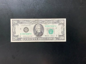 1985 $20 DOLLAR BILL B39679087H - Picture 1 of 4
