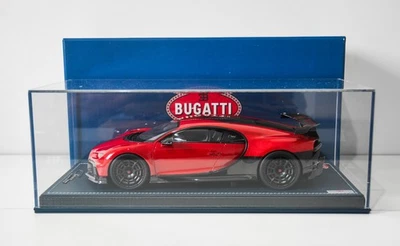 Bugatti Chiron Pur Sport 1/18 Scale Resin Model Car (Italian Red) MR Collection - Image 1 of 4