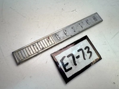 Insignia de escritura emblema personalizado Mercury Comet 1962 fabricante de equipos originales raro C2 GB-16098-A E7-73 Foto 1 de 4