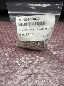 Pack of 570 Molex 08-70-1030 Tin Crimp Terminal Connectors SKT SPOX TERM 18-24 - Picture 1 of 4