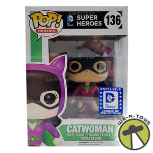 Funko Pop! Heroes DC Super Heroes Catwoman Legion of Collectors Exclusive #136 - Picture 1 of 7