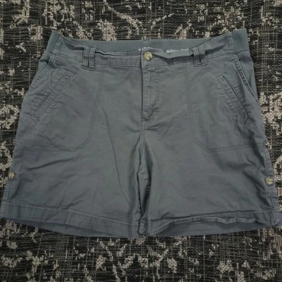 Pantalones Cortos Riders by Lee Medias Para Mujer Gris Informal Uso Diario Talla 16M Denim Foto 1 de 4