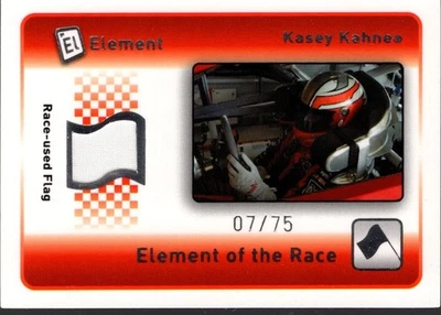 2009 Element Elements of the Race White Flag #ERWKK Kasey Kahne /75 - RAC - Image 1 of 2